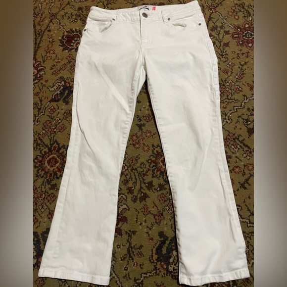 CAbi Denim - Cabi Kick It Crop White Denim Jeans 8